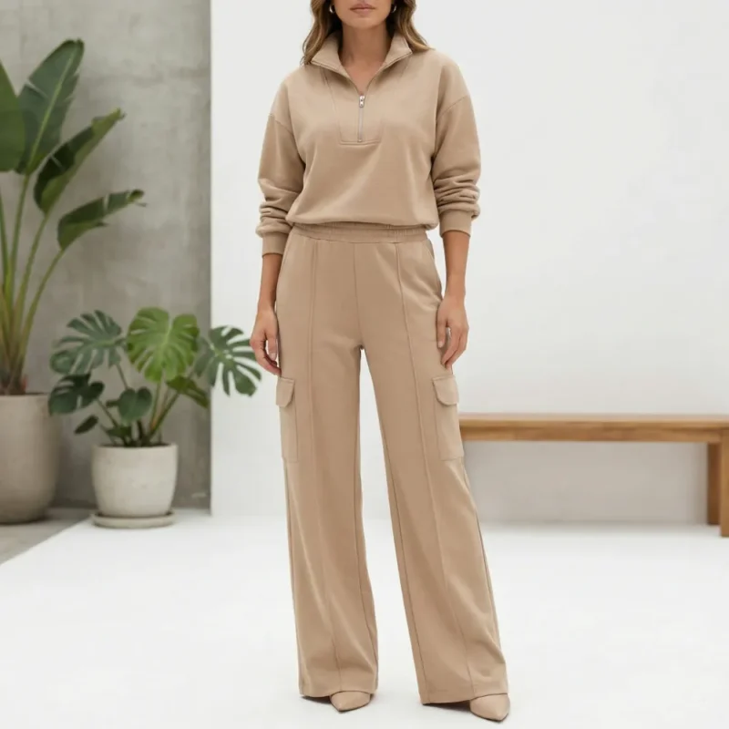 he0ibella Lizzie | Conjunto Casual de Dos Piezas