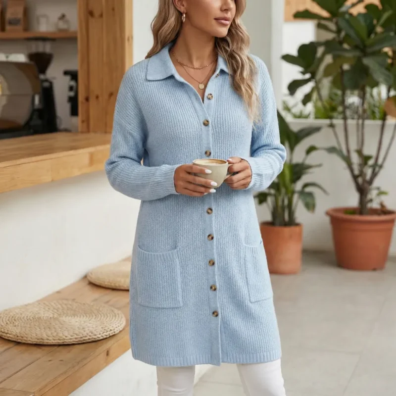 he25ibella Chaqueta larga de lana Julia