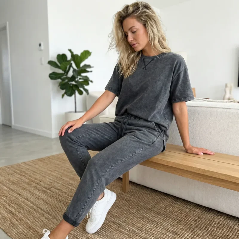 he28ibella Emma | Set de sudadera casual de 2 piezas