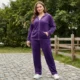 Sporty | Conjunto casual de terciopelo de 2 piezas