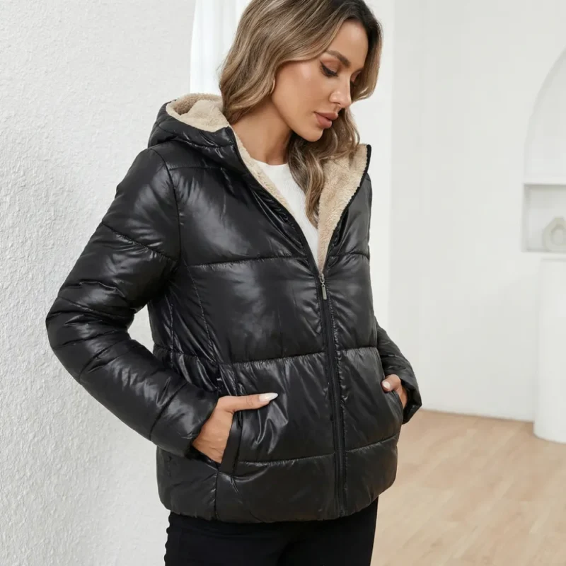 he46ibella Carmen | Chaqueta corta acolchada de lana