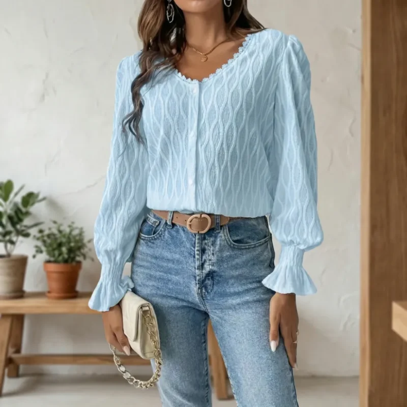 Veronica | Top con cuello en V